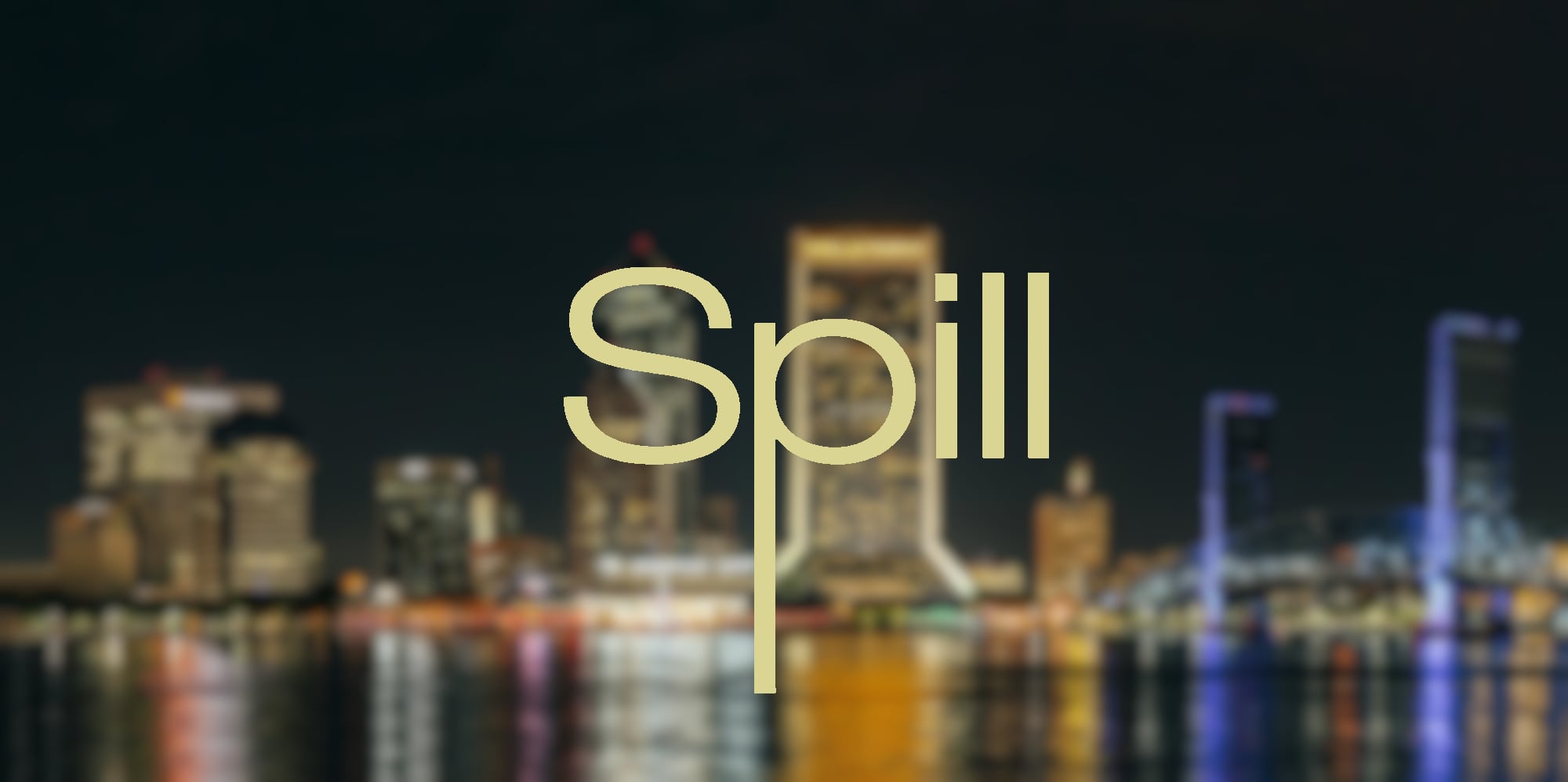 Spill social event website preview